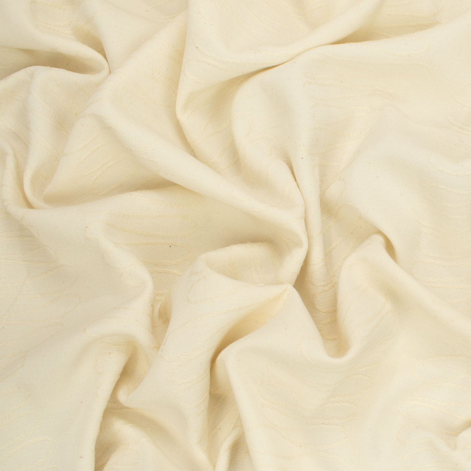 Natural White Jacquard Curtaining/Upholstery Fabric 150CM