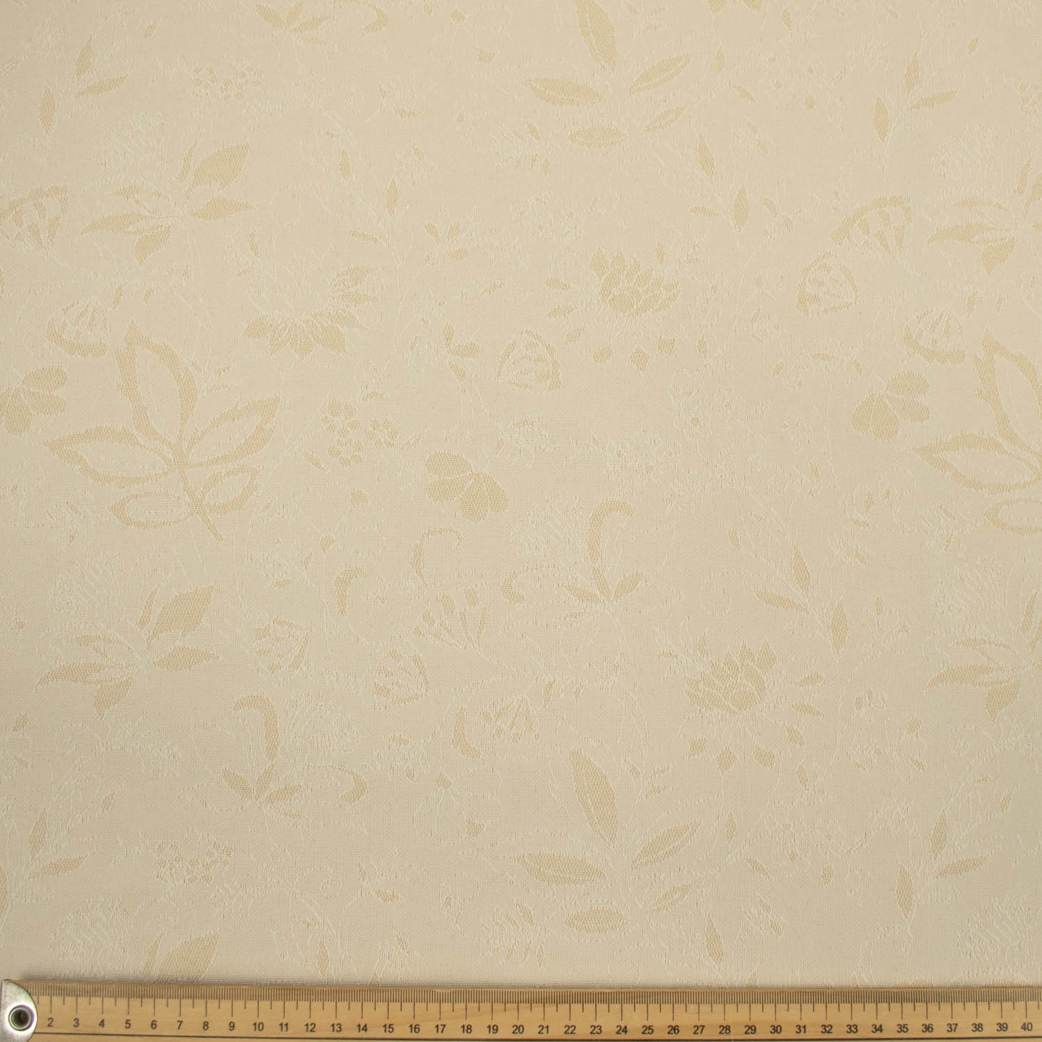 Natural White Jacquard Curtaining/Upholstery Fabric 150CM