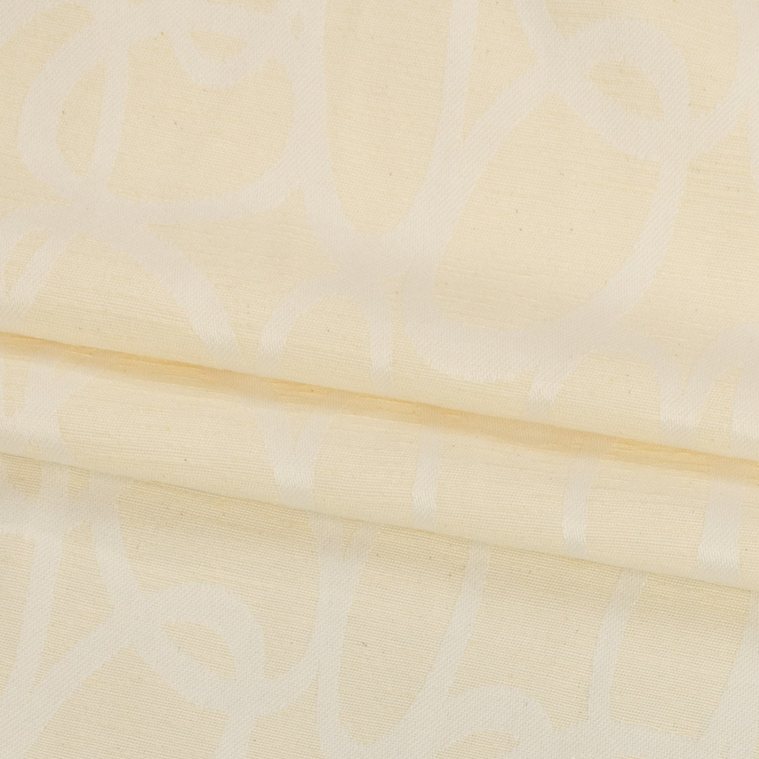Natural White Jacquard Curtaining/Upholstery Fabric 150CM
