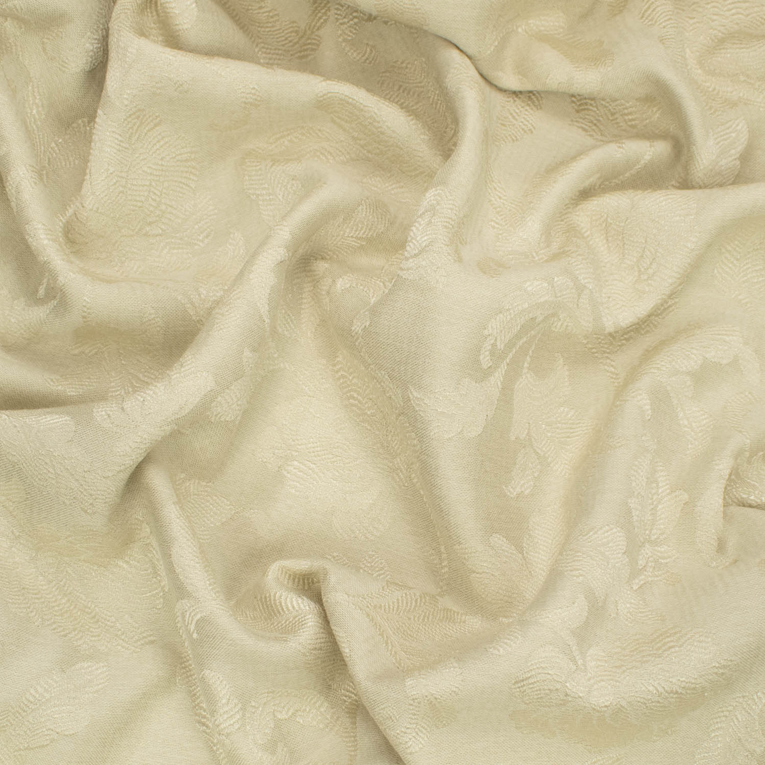 Natural White Jacquard Curtaining/Upholstery Fabric 150CM