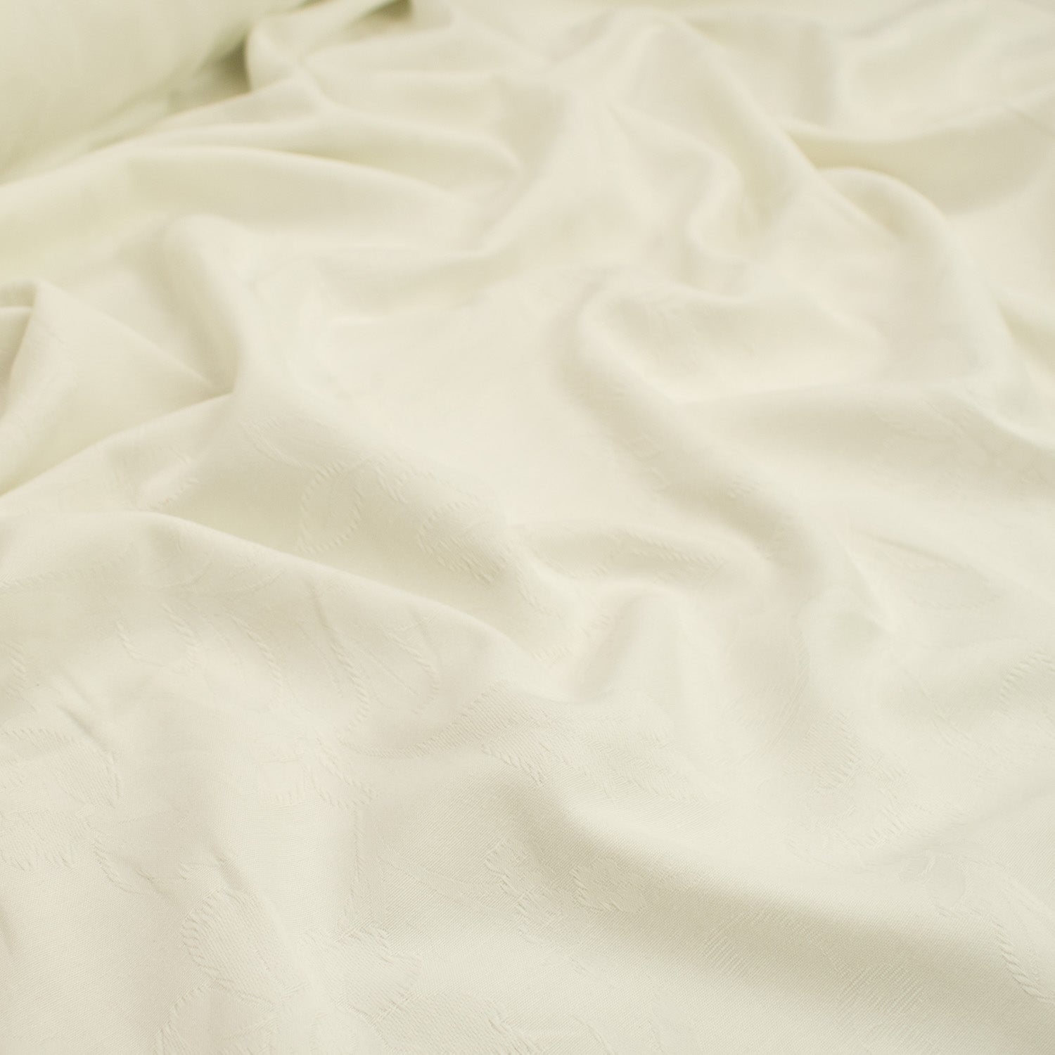 Natural White Jacquard Curtaining/Upholstery Fabric 150CM