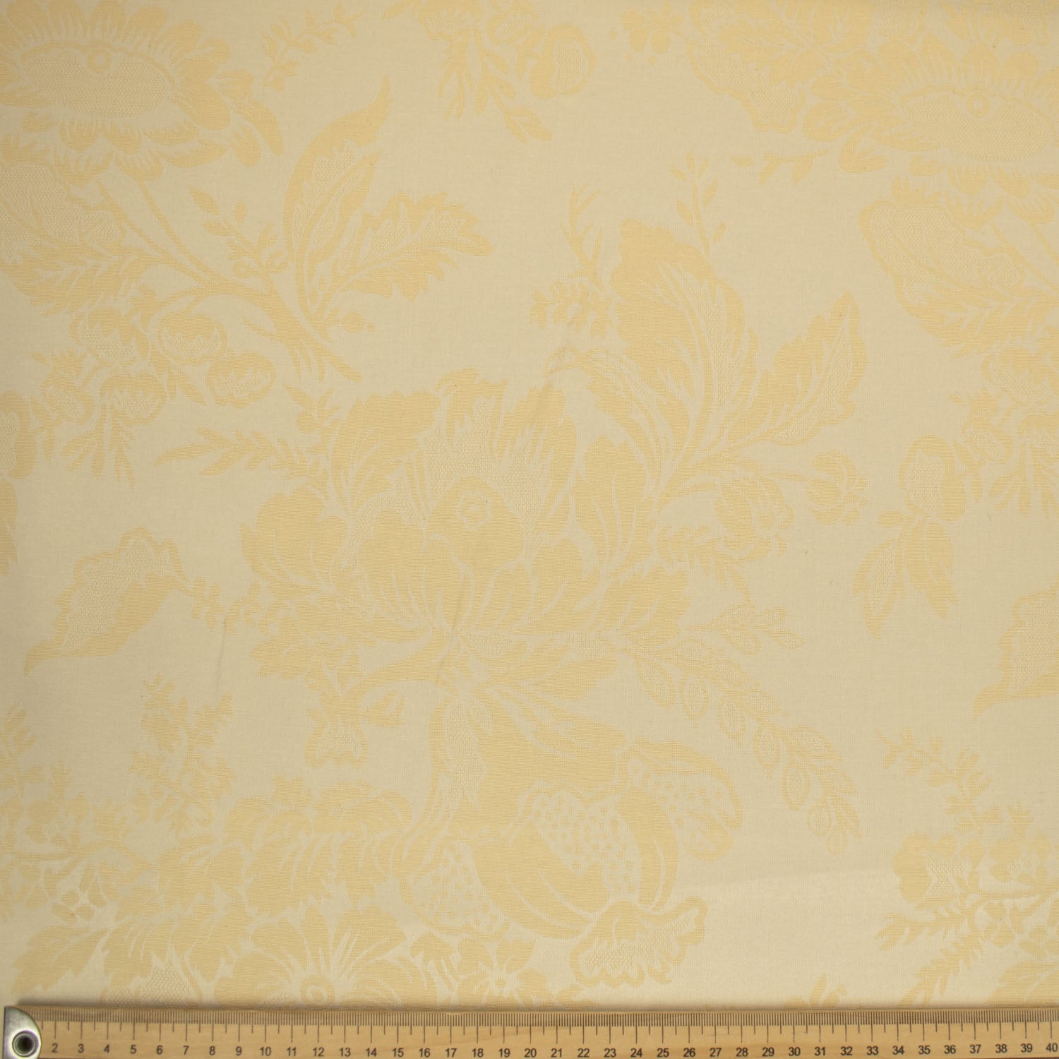 Natural White Jacquard Curtaining/Upholstery Fabric 150CM