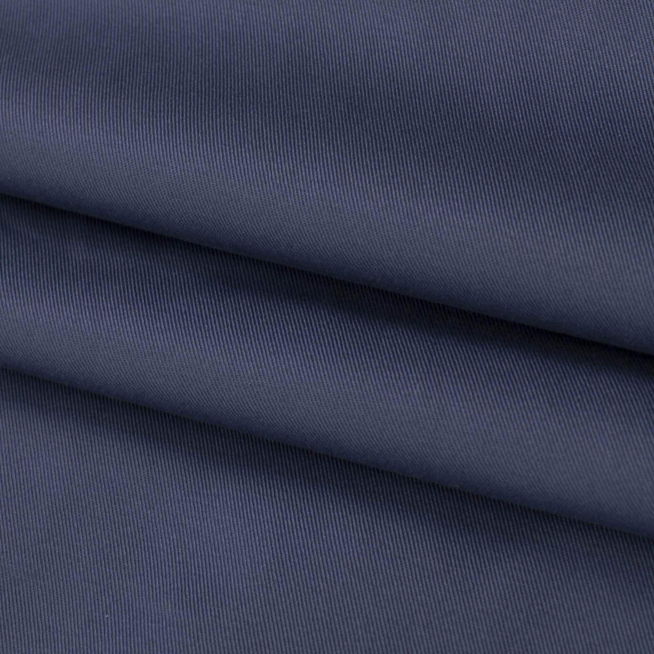 Japanese Cotton Twill Slight Stretch Suiting - Blue