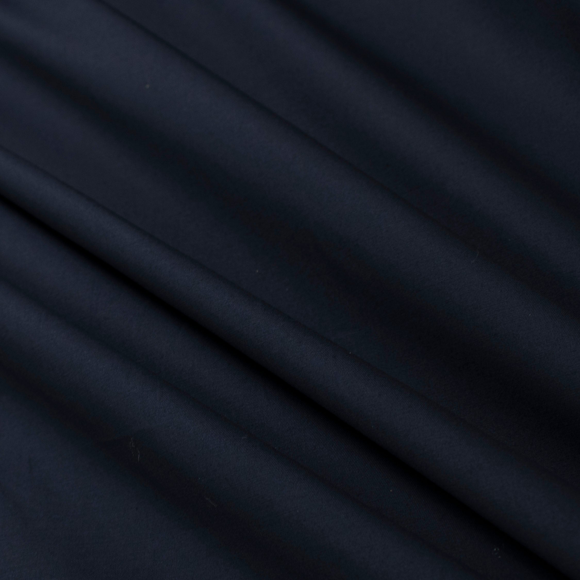Japanese Light Weight Summer Cotton Suiting - Navy Slight Stretch