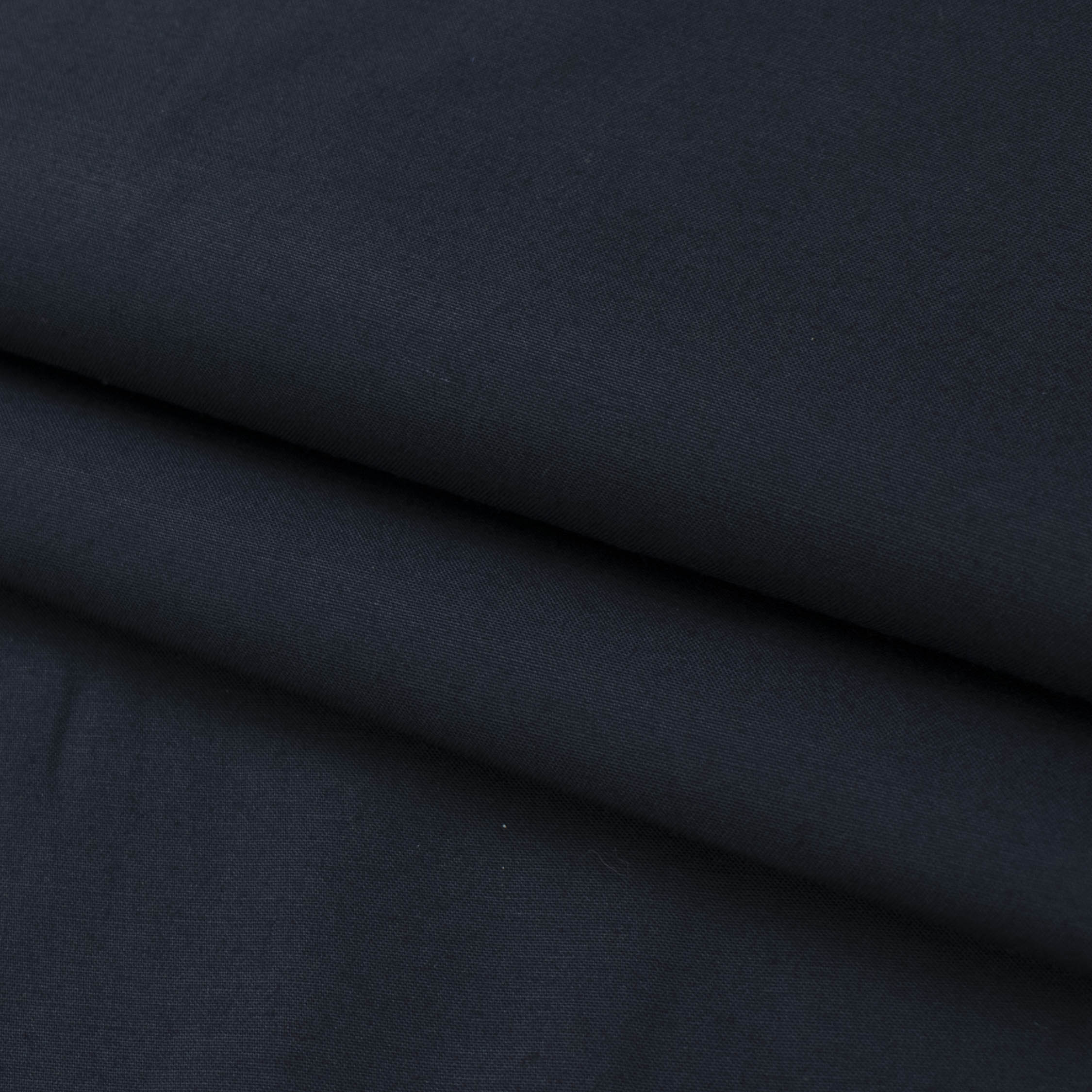 Japanese Light Weight Summer Cotton Suiting - Navy Slight Stretch