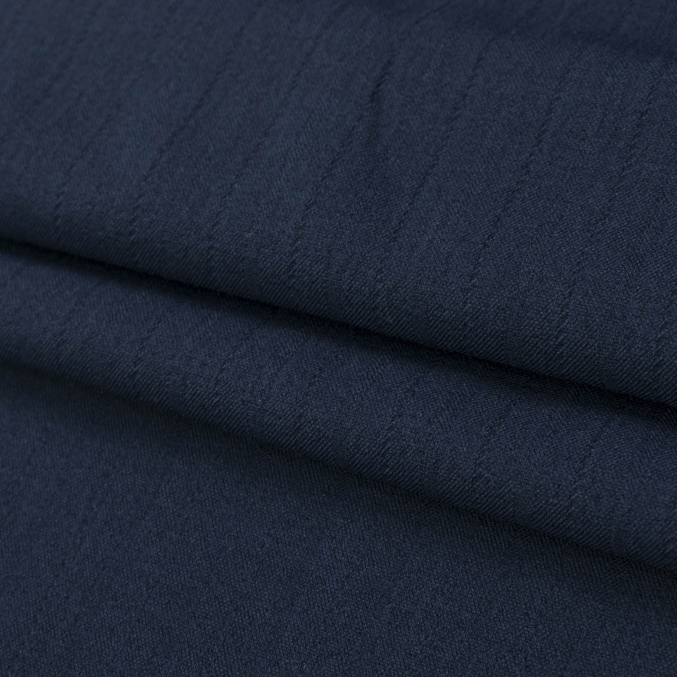 Japanese Nikkei Crepe Suiting - Blue Stripes