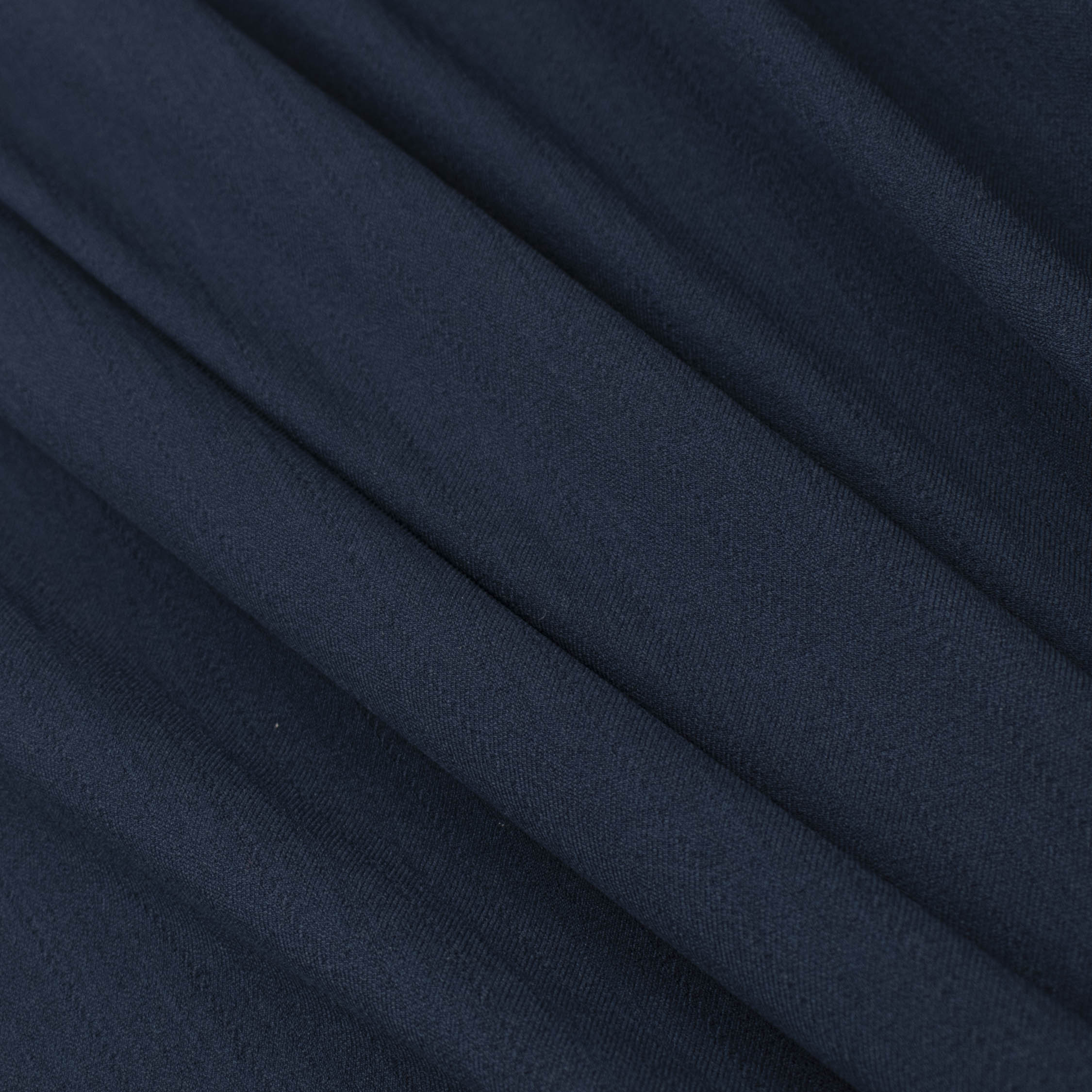 Japanese Nikkei Crepe Suiting - Blue Stripes