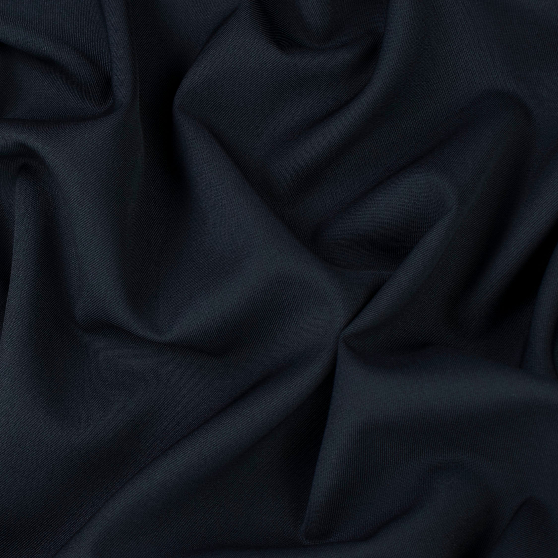 Japanese Nikkei Crepe Suiting - Design-40526 Dark Navy