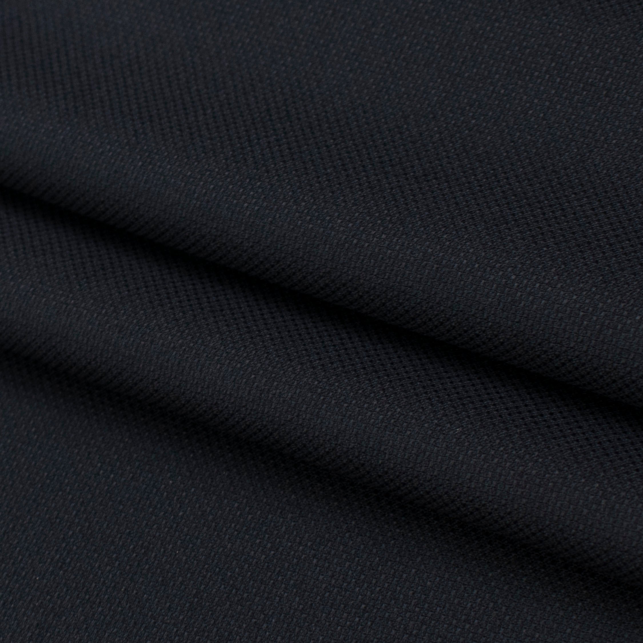 Japanese Nikkei Crepe Suiting - Design-40529 Black Navy