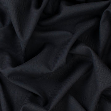 Japanese Nikkei Crepe Suiting - Design-40529 Black Navy