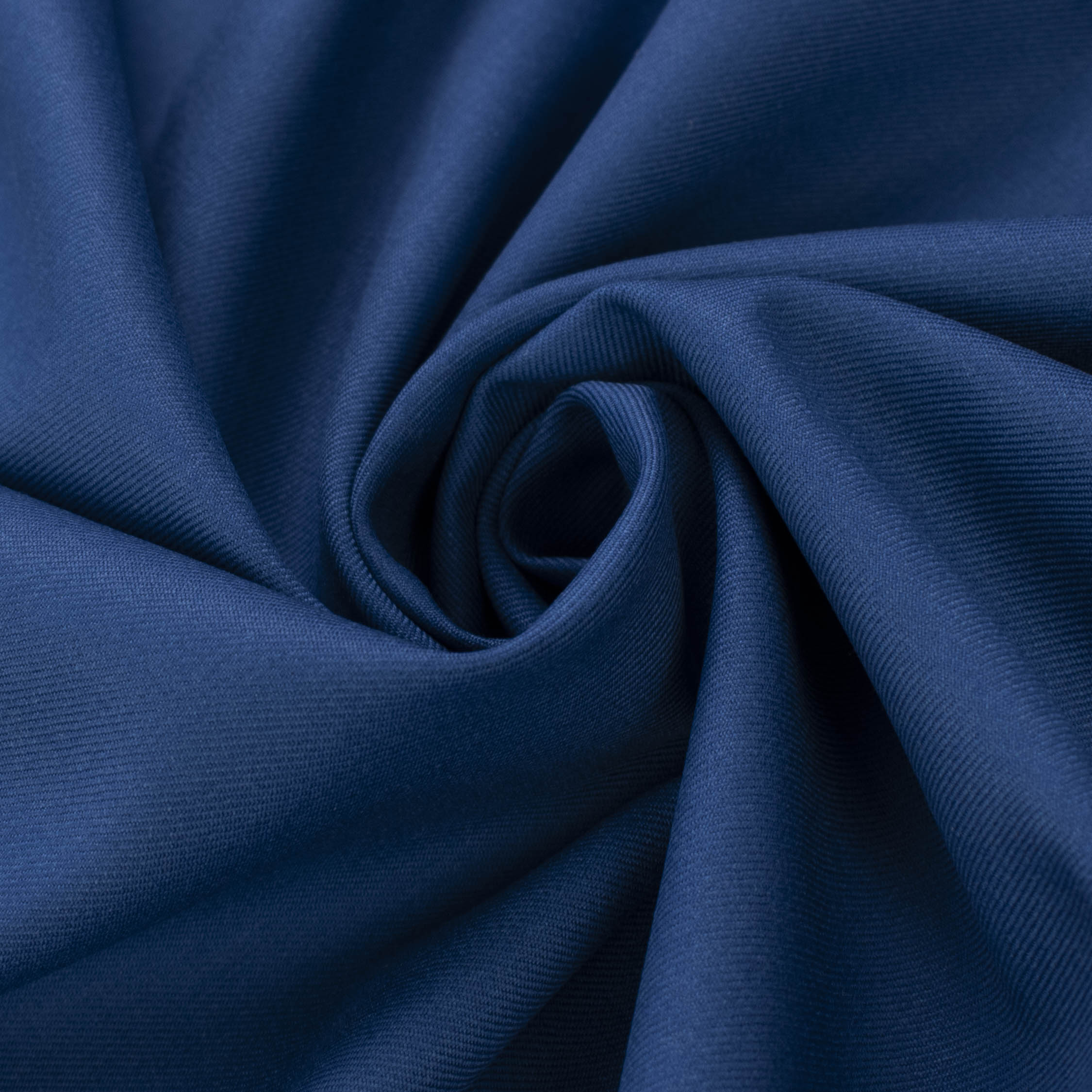 Japanese Nikkei Wool Blend Suiting - Blue Twill