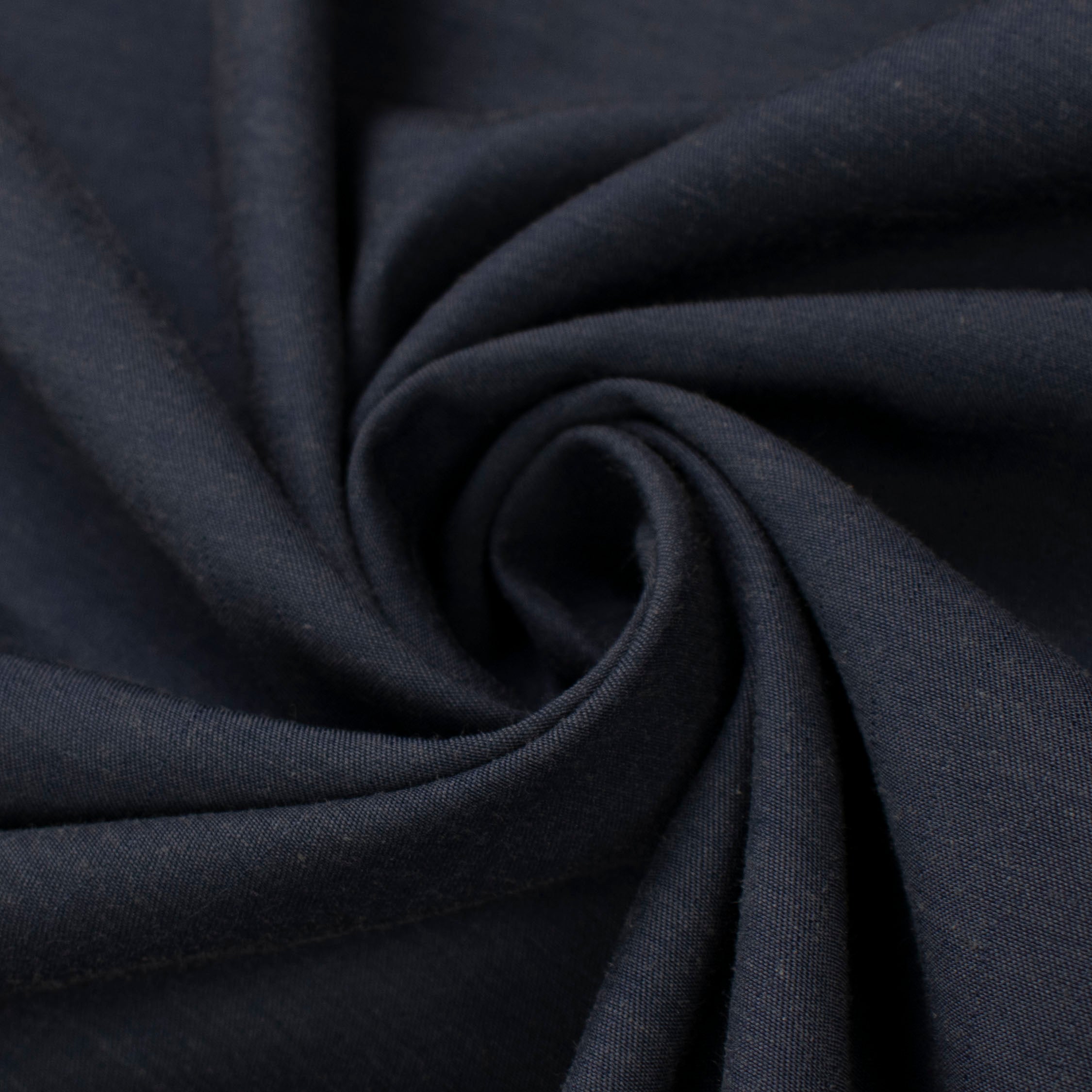 Japanese Nikkei Crepe Suiting - Design-40544 Navy Tripes