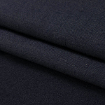 Japanese Nikkei Crepe Suiting - Design-40544 Navy Tripes