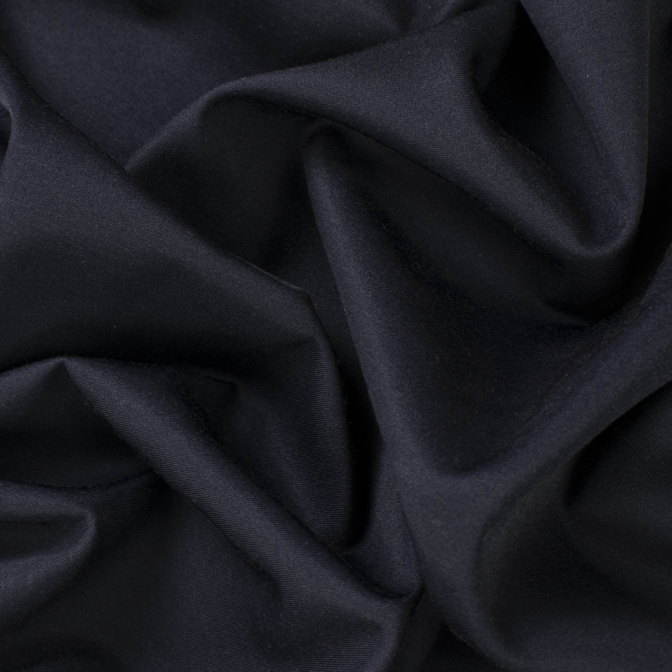 Japanese Nikkei Crepe Suiting - Design-40544 Navy Tripes