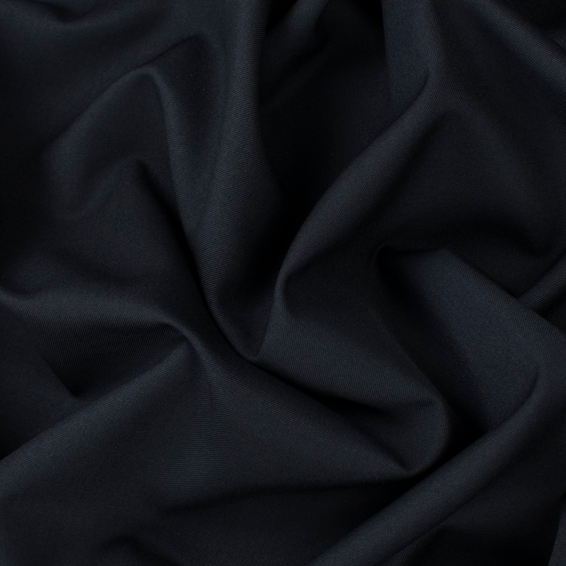 Japanese Nikkei Twill Suiting - Design-40555 Black Navy