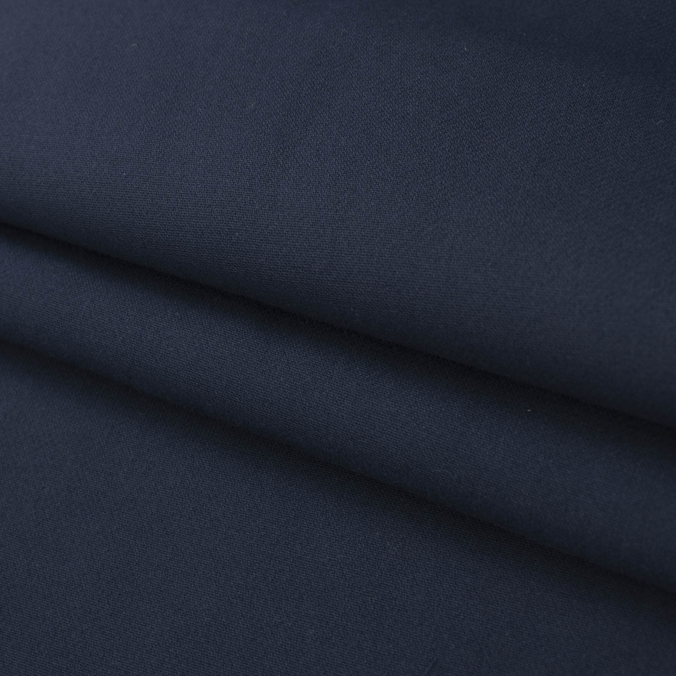 Navy Japanese Nikkei Wool Blend Suiting - Design 42715