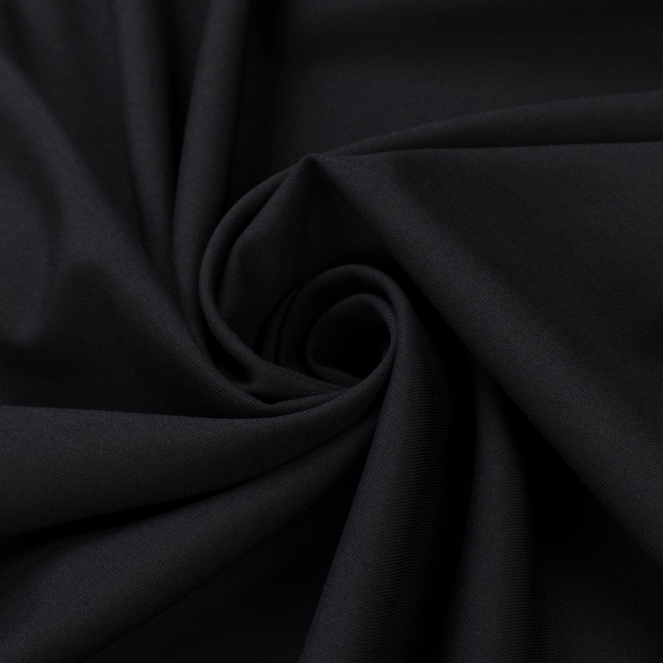 Japanese Nikkei Wool Blend Suiting - Design-40732 Black Navy