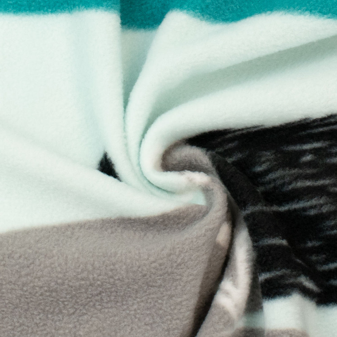 Hipster Bear Printed Polar Fleece Design 106 - 1.28M Panel