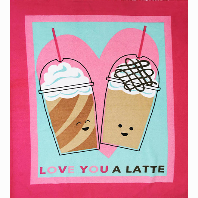 Milkshakes Printed Polar Fleece Design 108 - 1.28M Panel