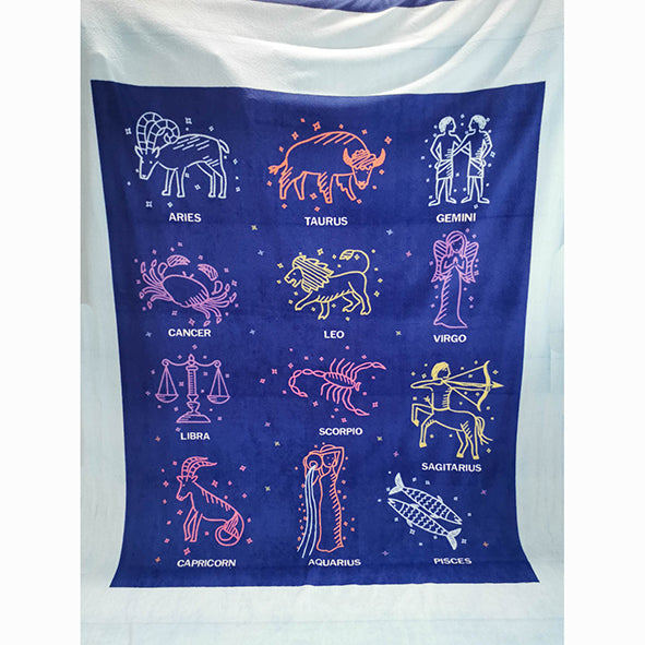 Zodiac Printed Polar Fleece Design 3 - 1.85M Panel