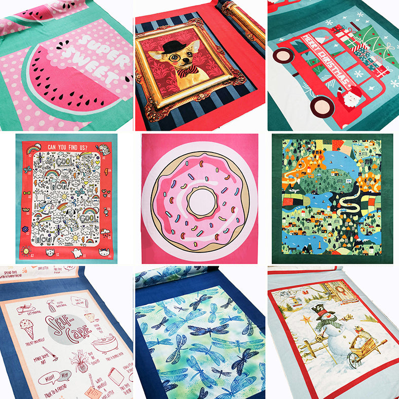 Printed Polar Fleece by Panel