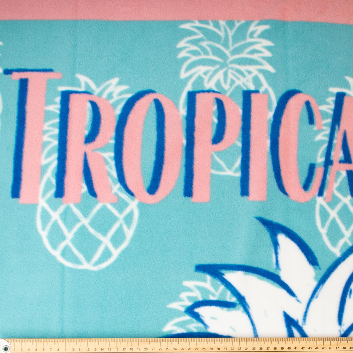 Funky Pineapples Printed Polar Fleece Design 93 - 1.33M Panel