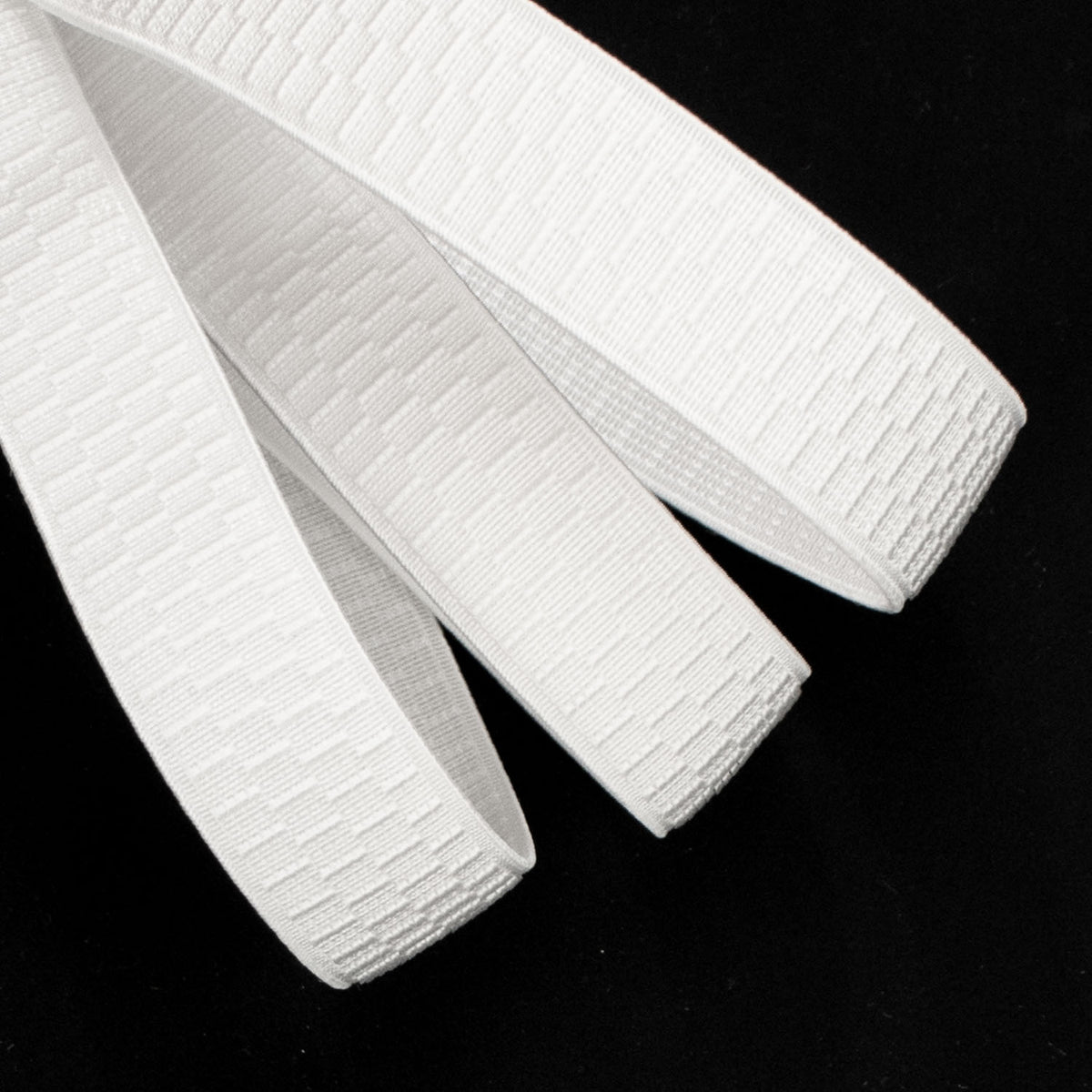 Dritz 1-1/2 Ribbed Non-Roll Elastic, White Dritz 1-1/2 Ribbed Non-Roll Elastic, White