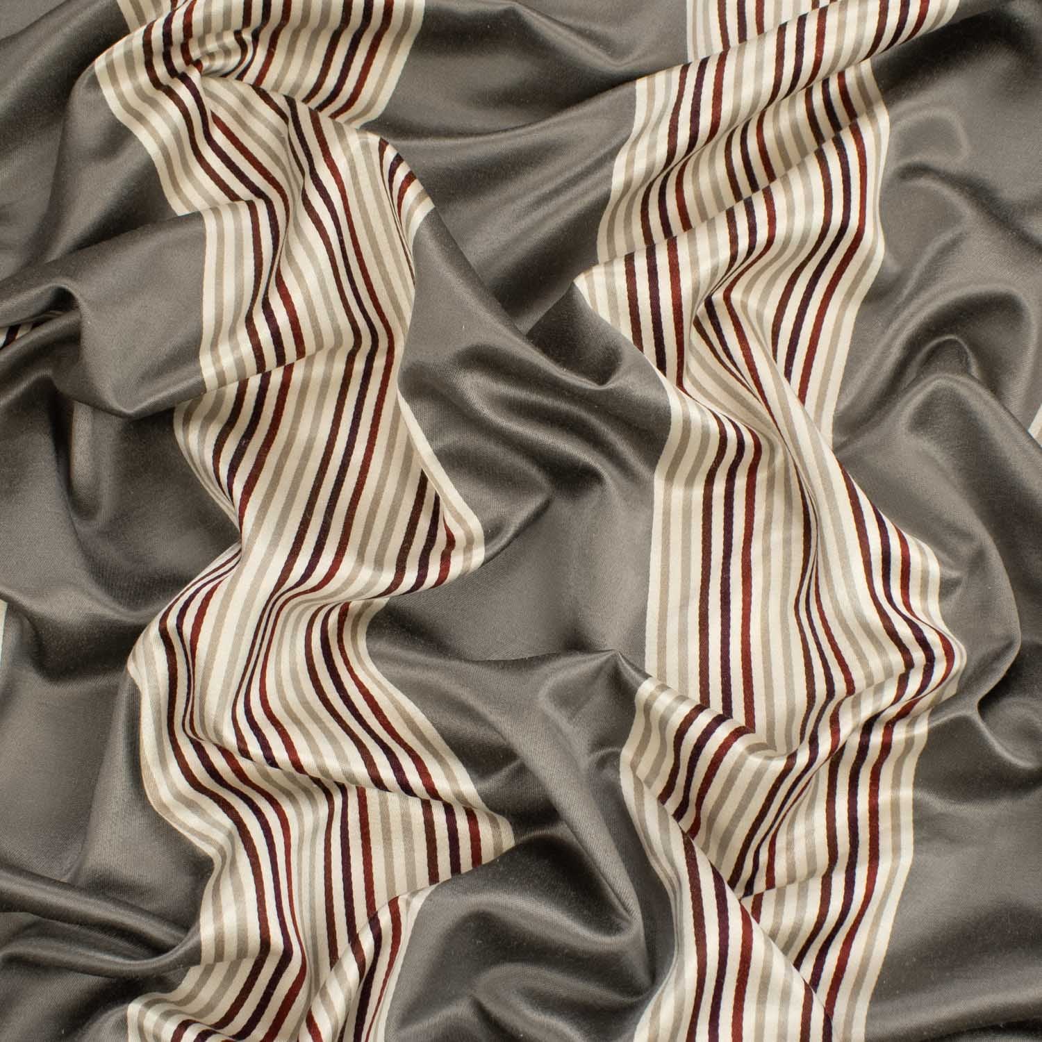 Norway by Maurice Kain - Curtaining/Upholstery Stripe Sateen Prints