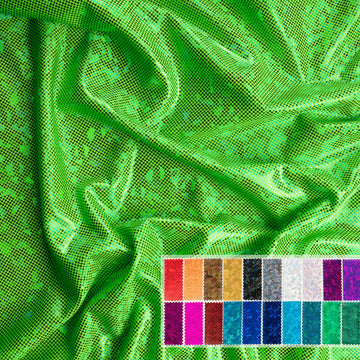 Shattered Glass Holographic Nylon Lycra