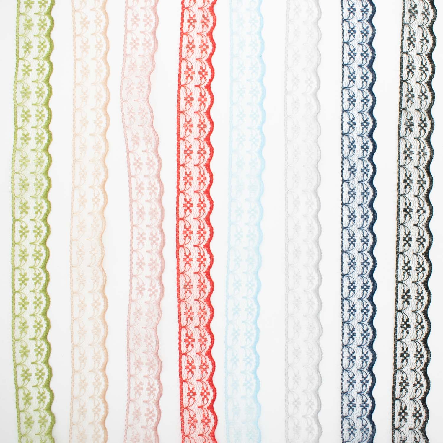 Nylon Lace Trim Design-1 Mini Floral 25mm