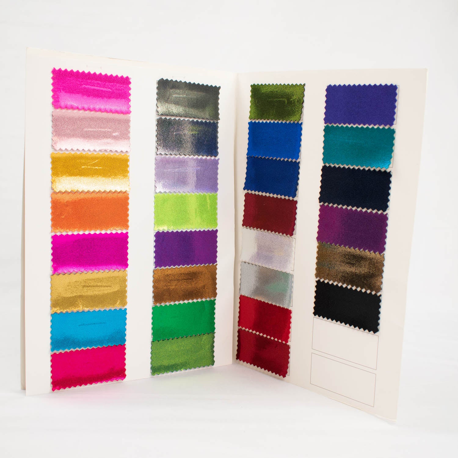 Fog Foil Holographic Nylon Lycra Sample Book