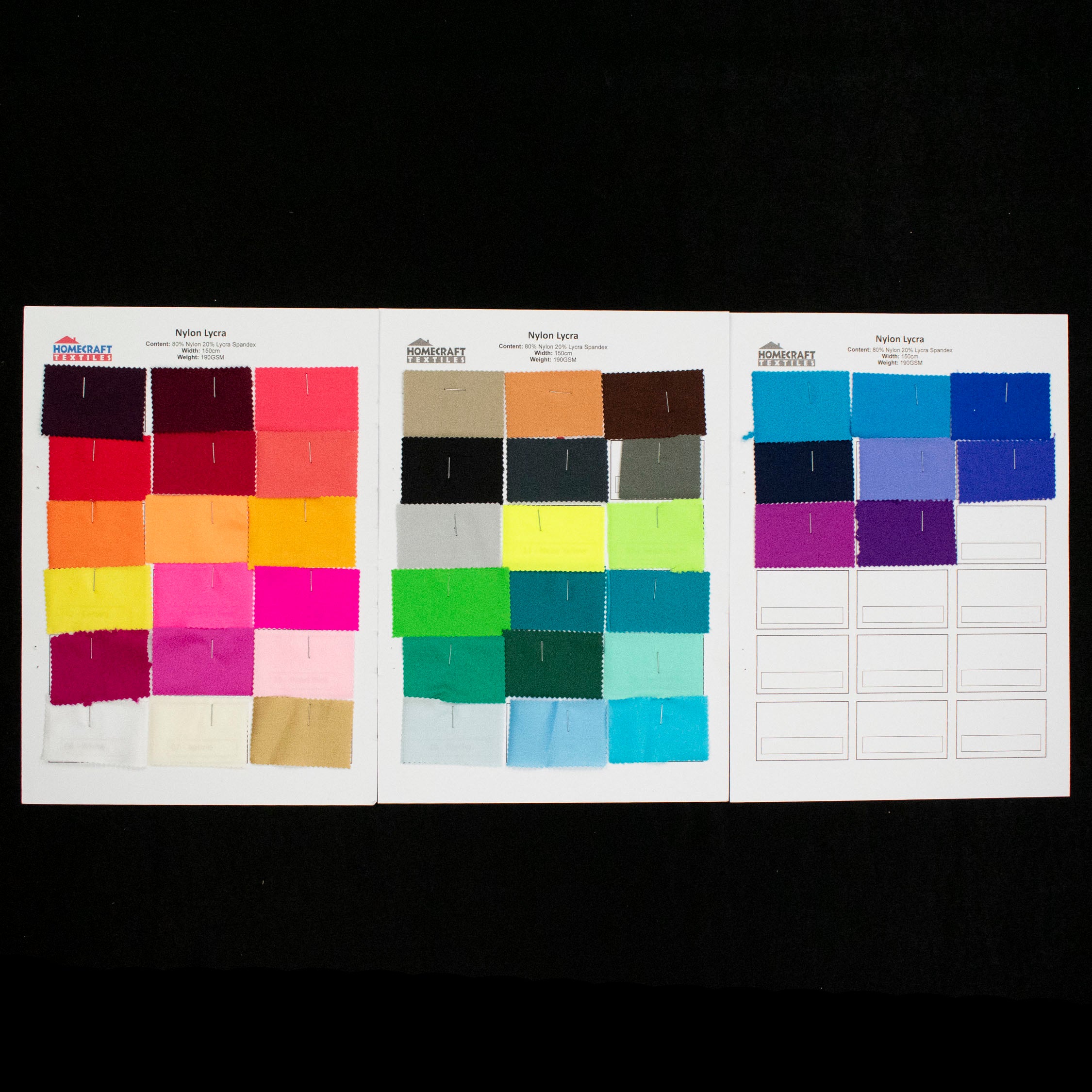Nylon Lycra Sample Book