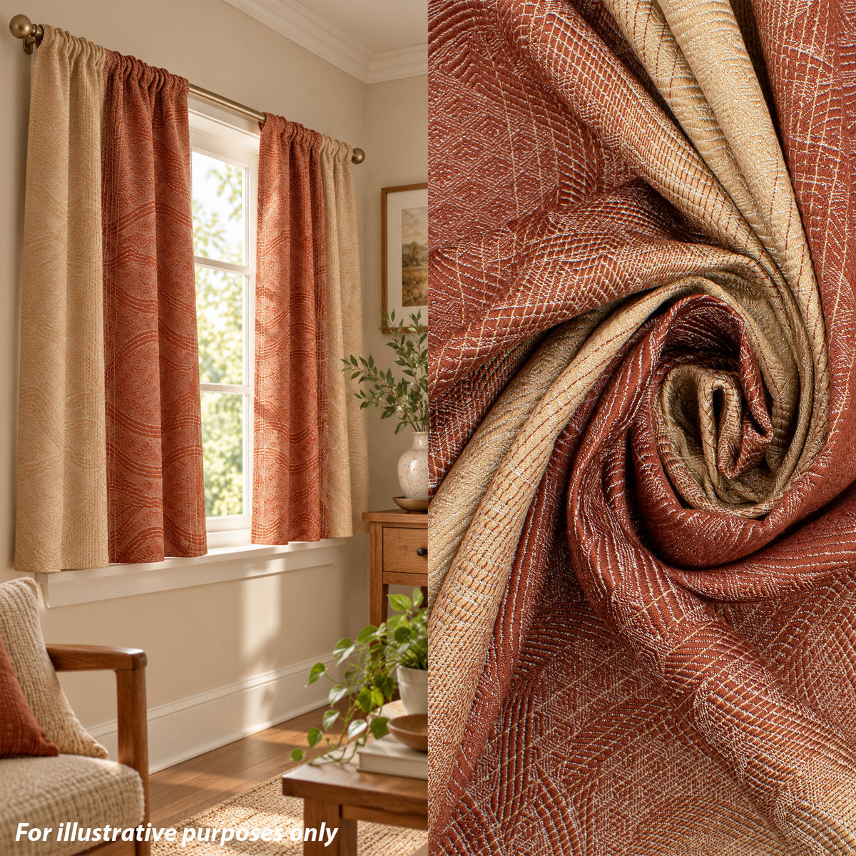 Ombre Shaded Brocade Suiting/Upholstery Fabric