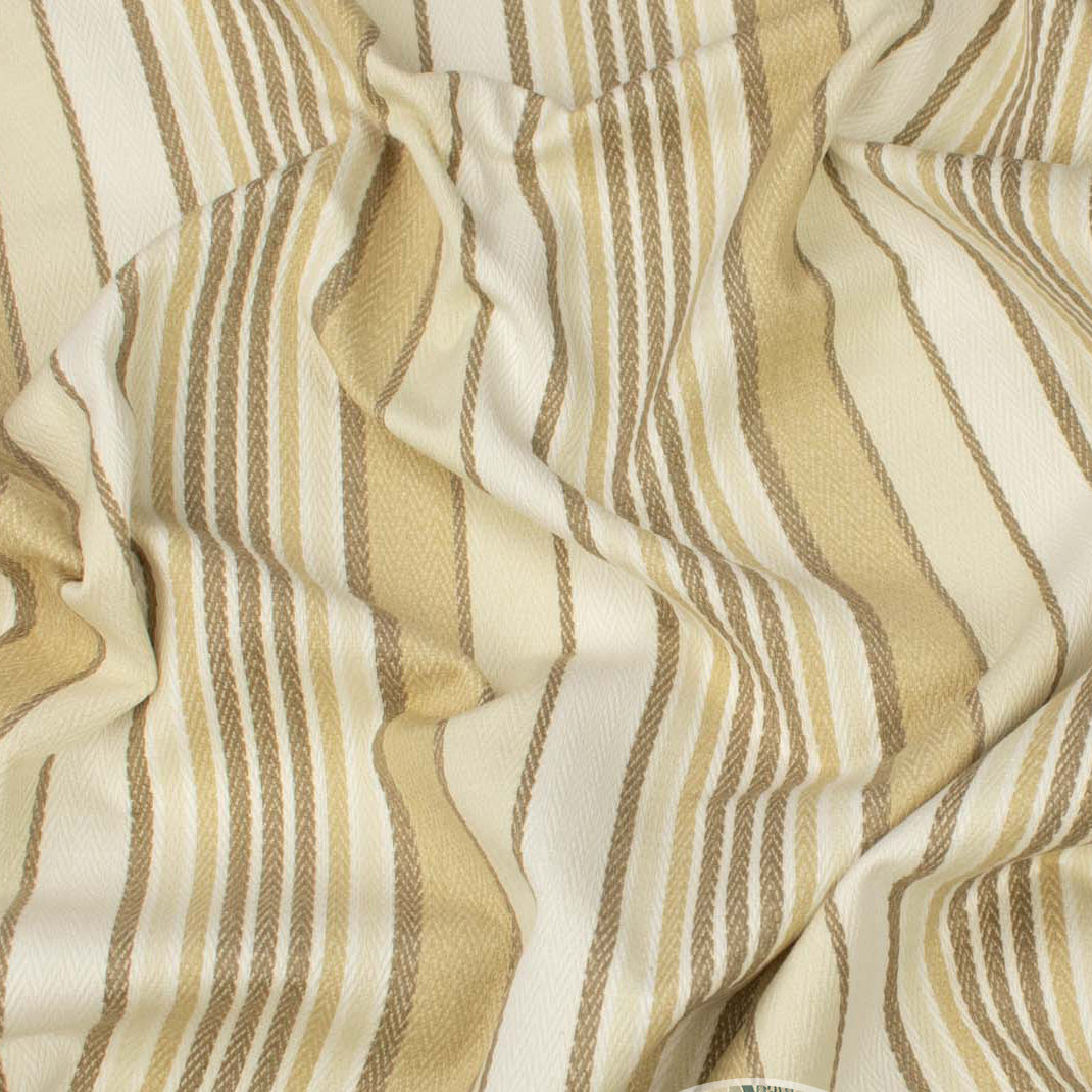 Oolong by Zepel - Curtaining/Upholstery Stripe Canvas