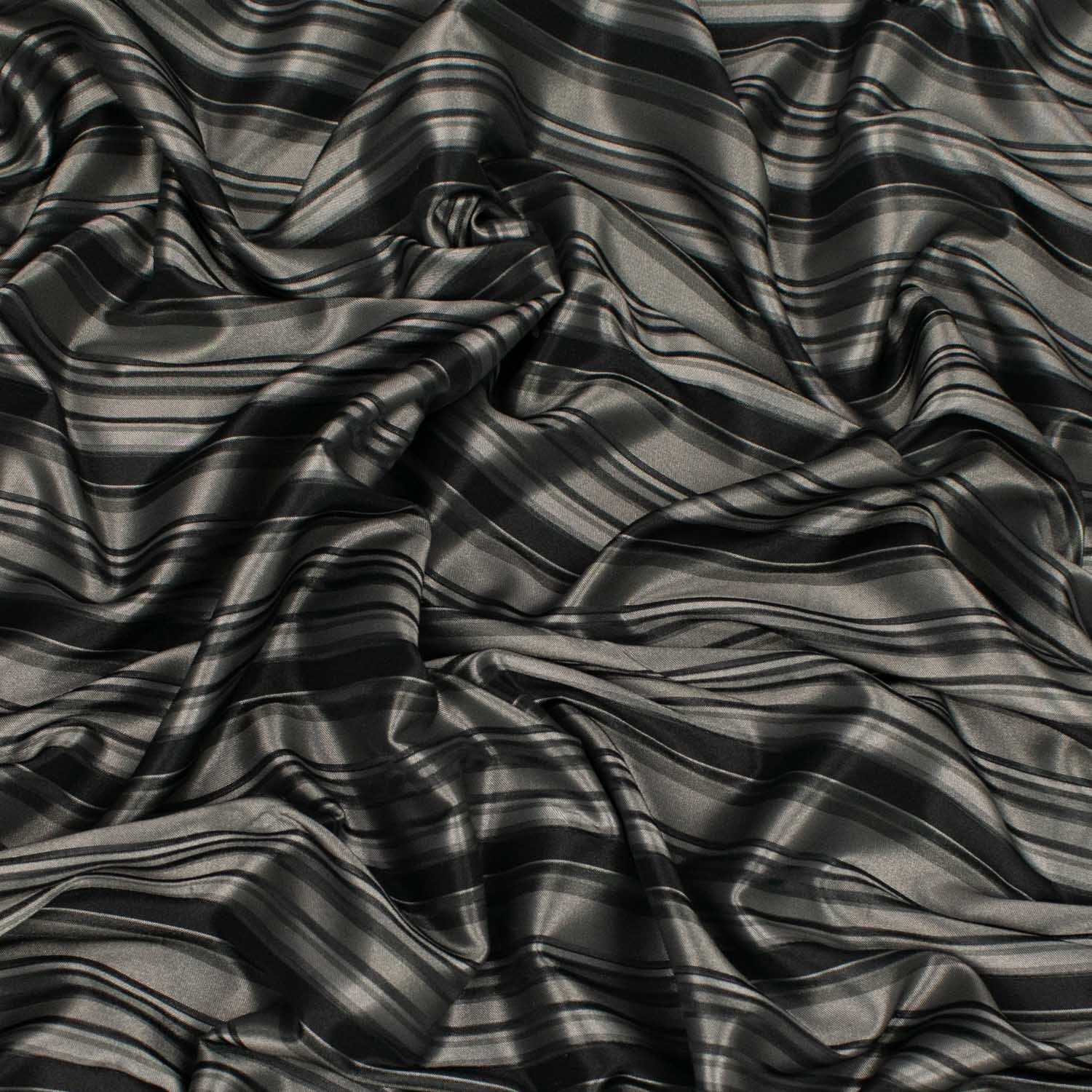Opiate by Zepel - Curtaining/Upholstery Sateen Stripe Jacquard