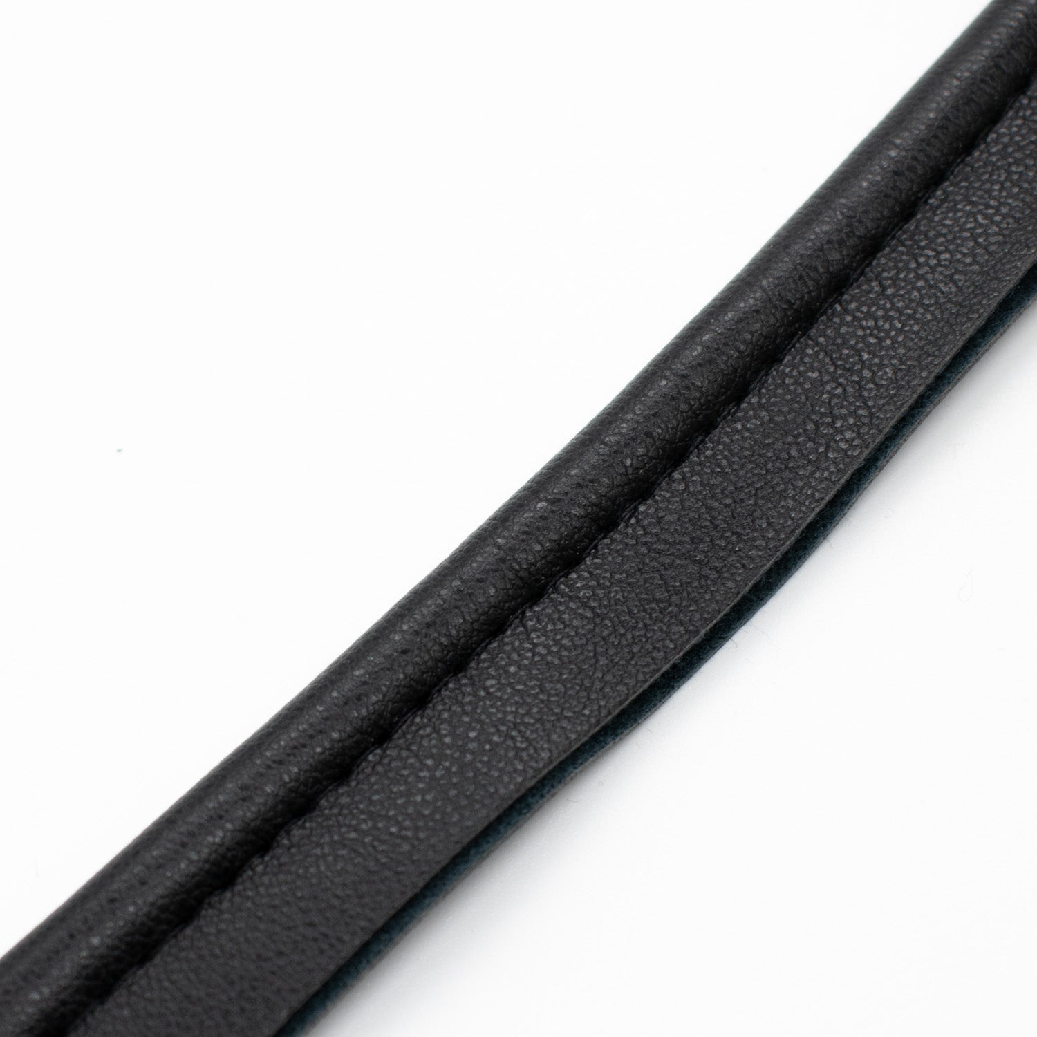Simplicity PU Leather Lip Cord Black 16mm
