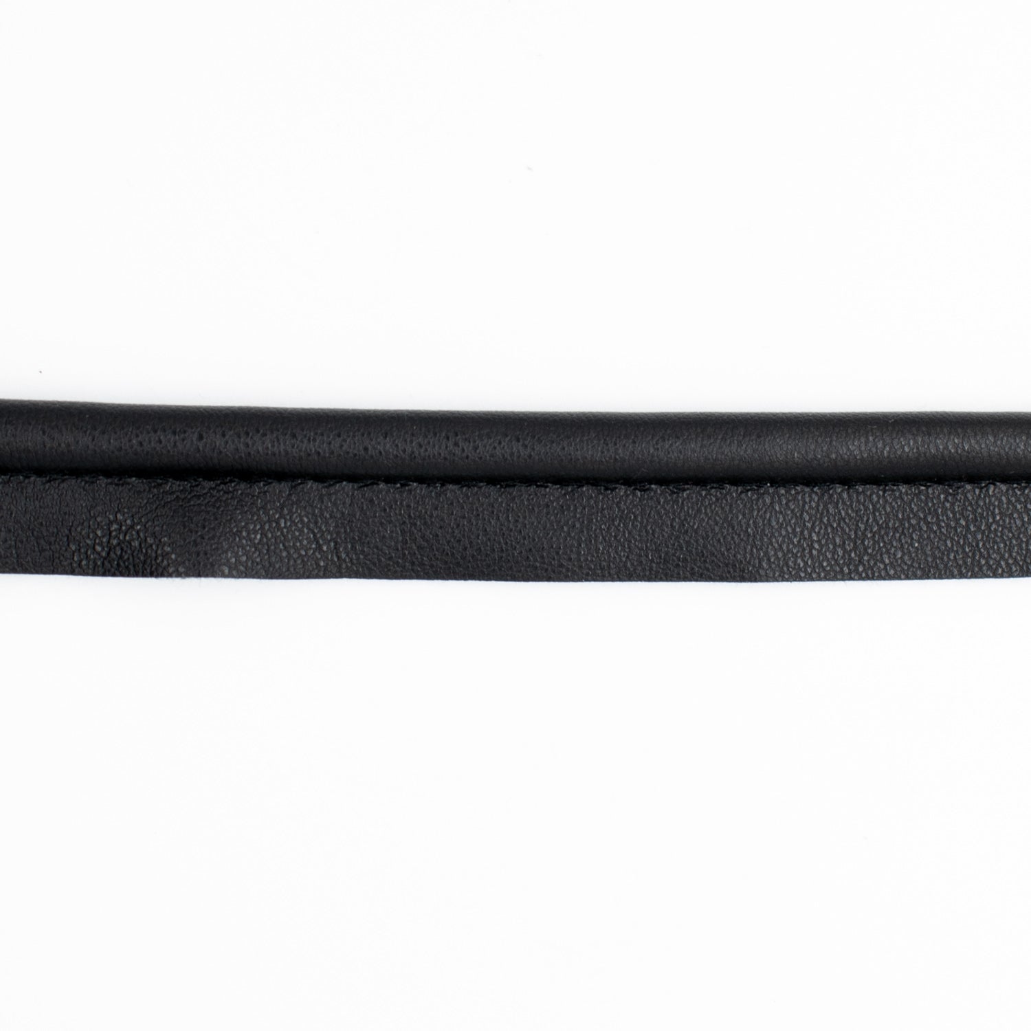 Simplicity PU Leather Lip Cord Black 16mm