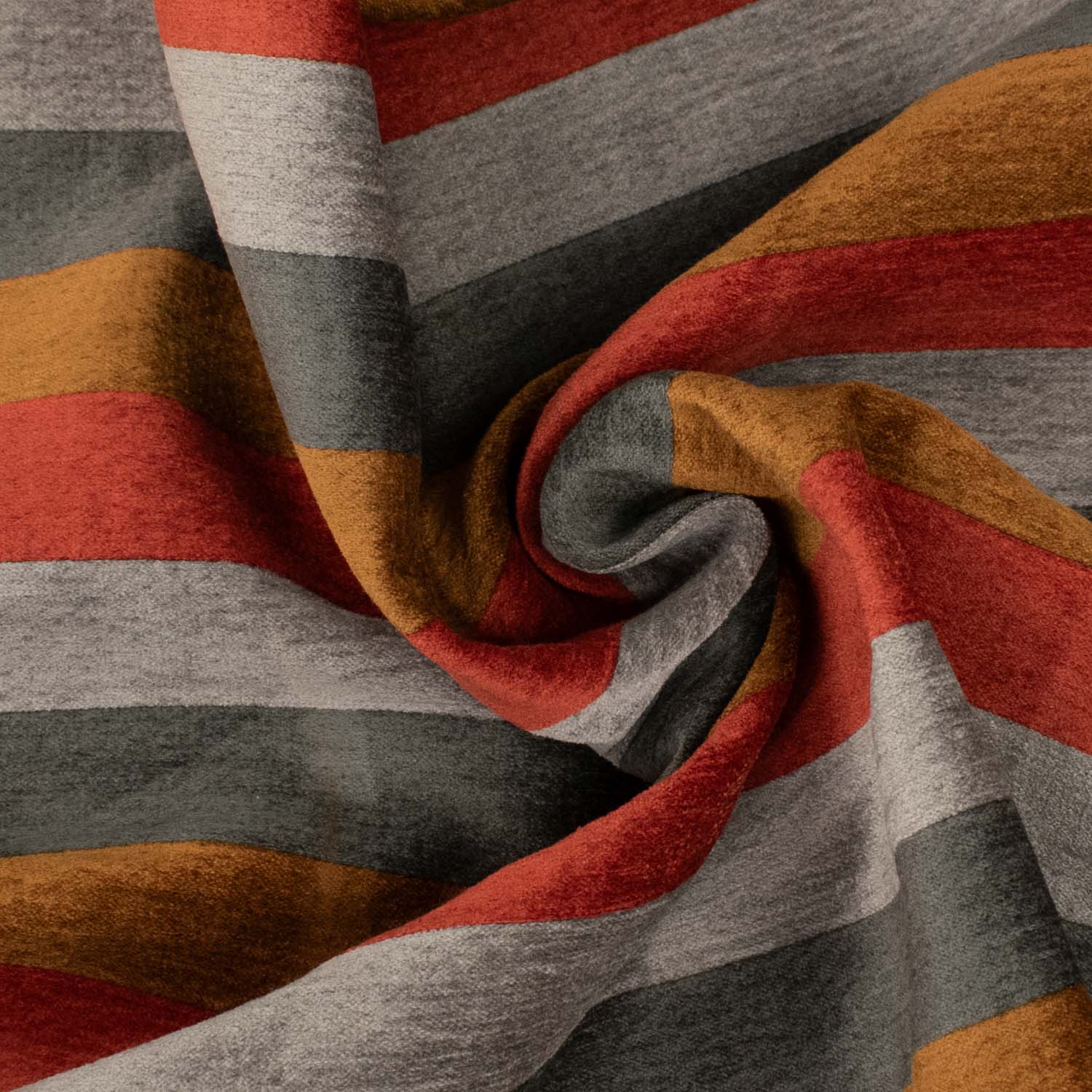 Perspective by Zepel - Curtaining/Upholstery Stripe Velvet