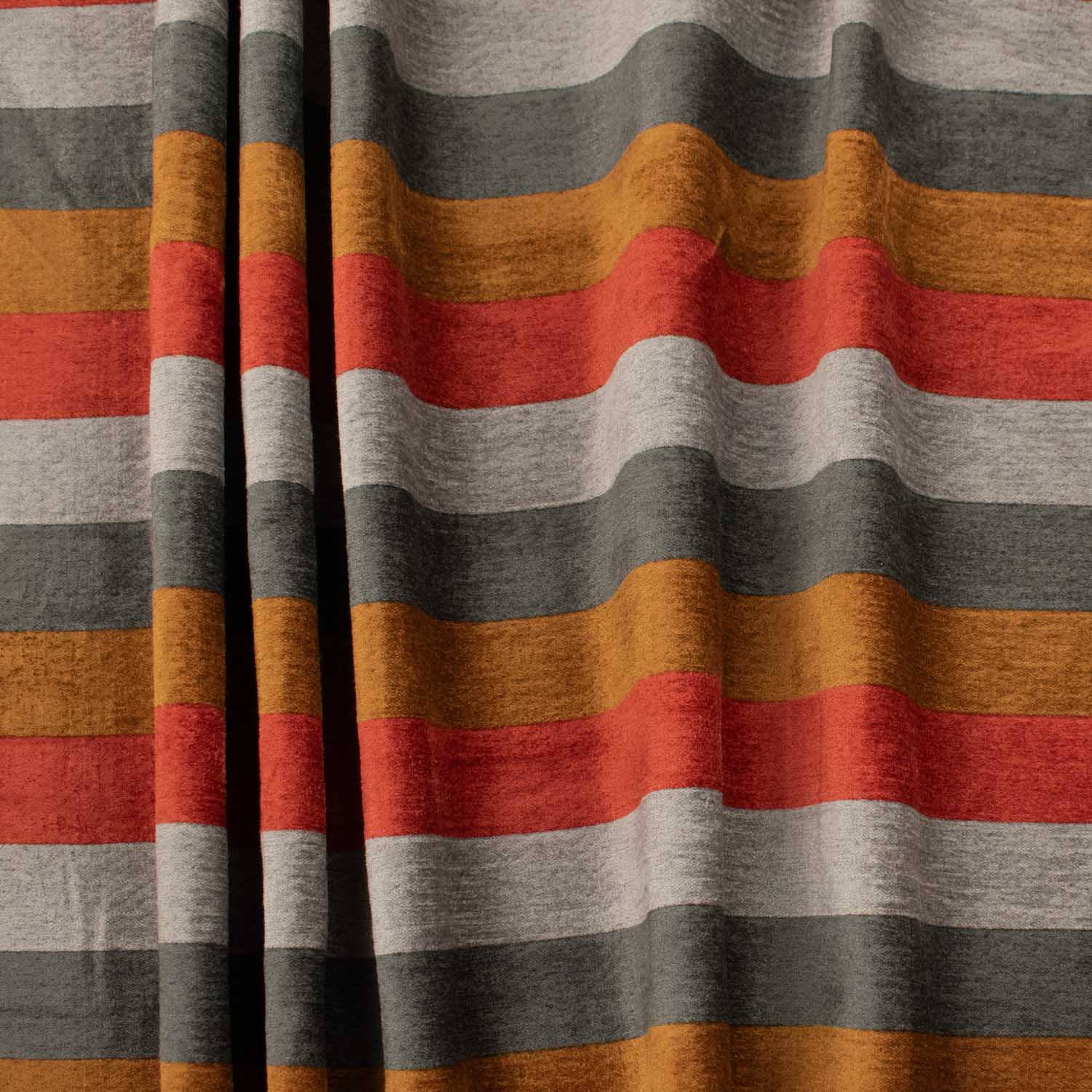 Perspective by Zepel - Curtaining/Upholstery Stripe Velvet