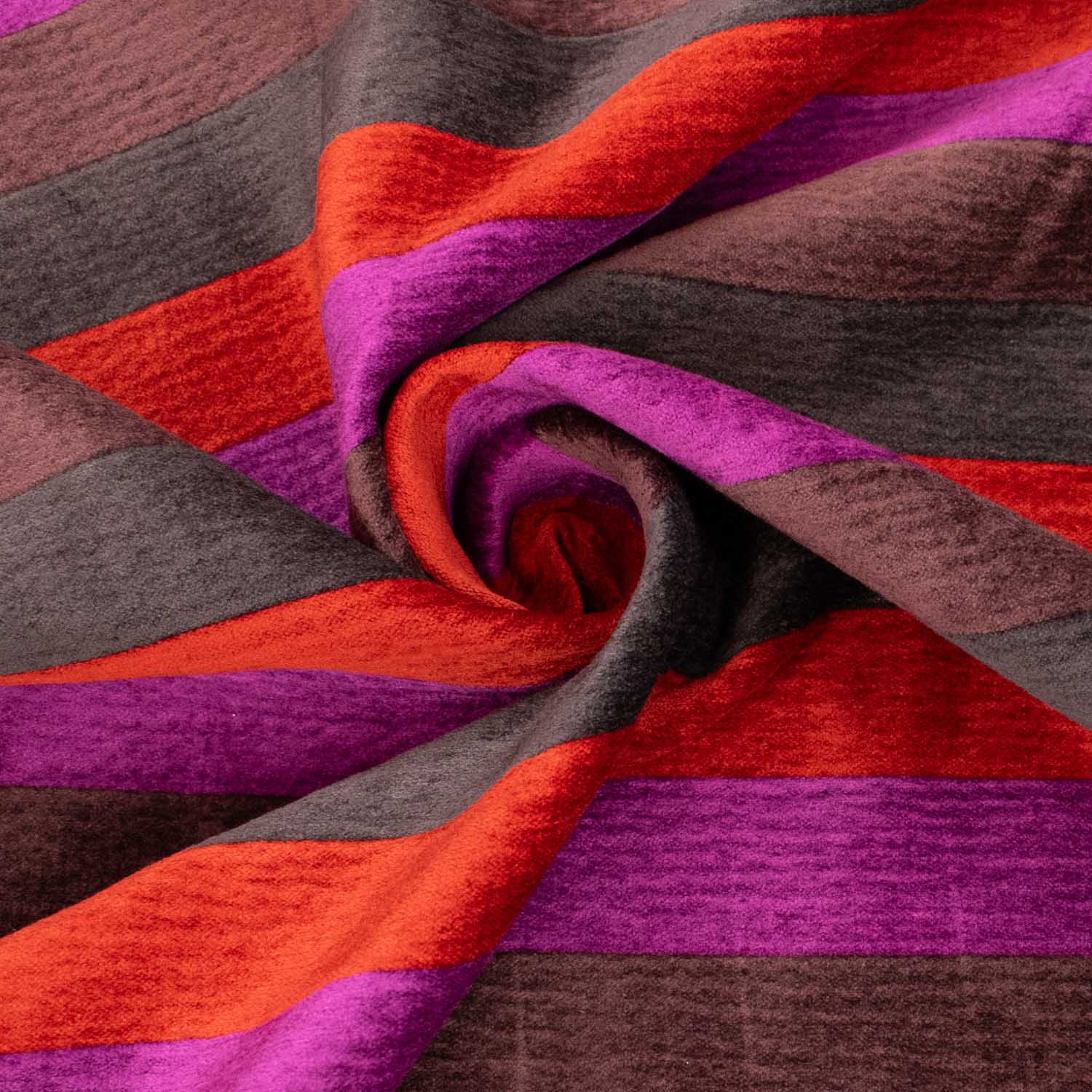 Perspective by Zepel - Curtaining/Upholstery Stripe Velvet