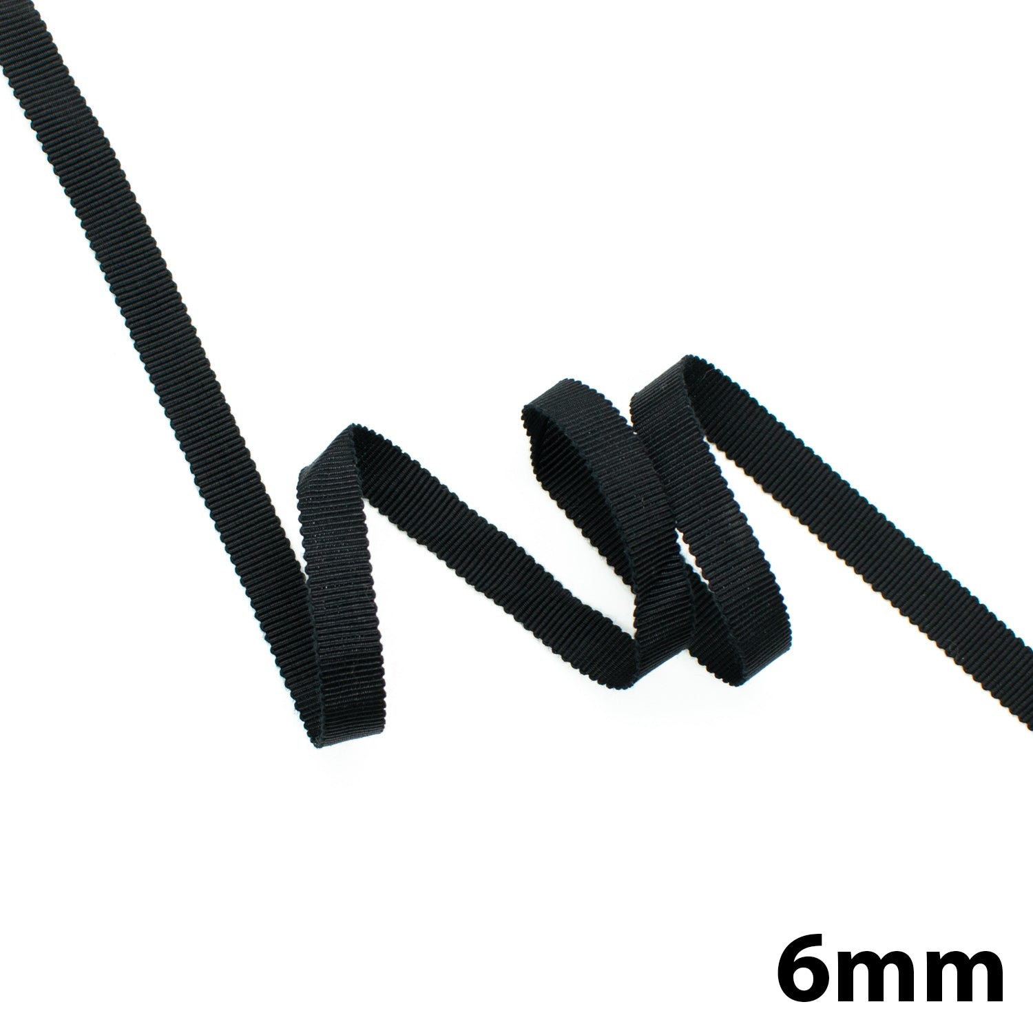 Petersham Grosgrain Ribbon Black & White