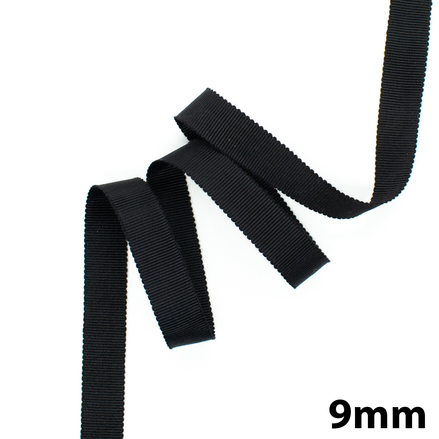 Petersham Grosgrain Ribbon Black & White