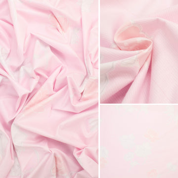 Printed Cotton Baby Pink Flowers