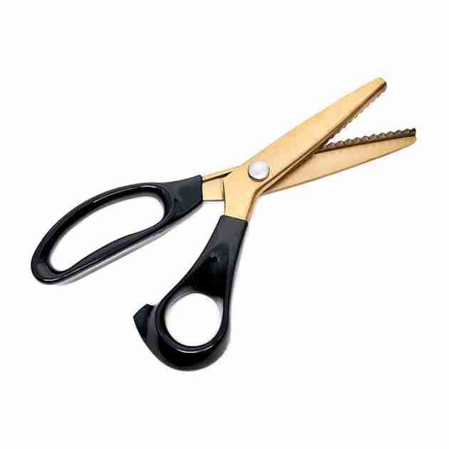Hemline Gold Pinking Shears 235mm (9.25″)