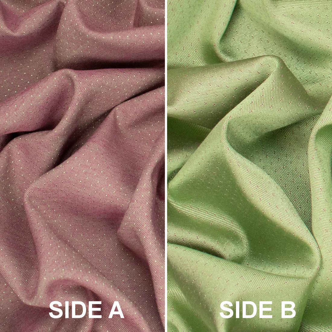 Reversible Mini Dots Sateen Curtain/Upholstery Fabric