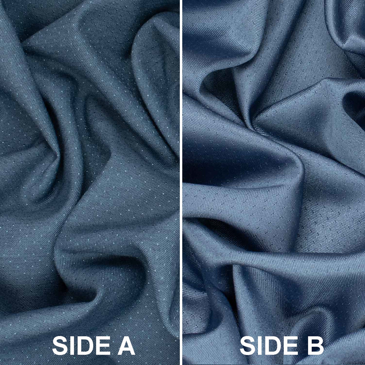 Reversible Mini Dots Sateen Curtain/Upholstery Fabric