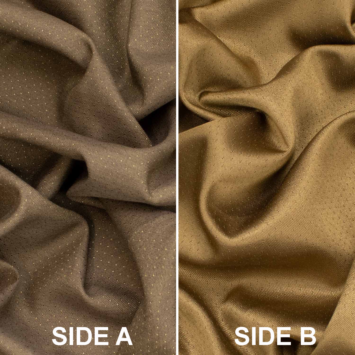 Reversible Mini Dots Sateen Curtain/Upholstery Fabric