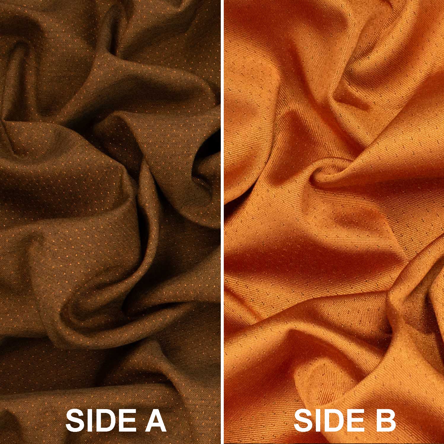 Reversible Mini Dots Sateen Curtain/Upholstery Fabric