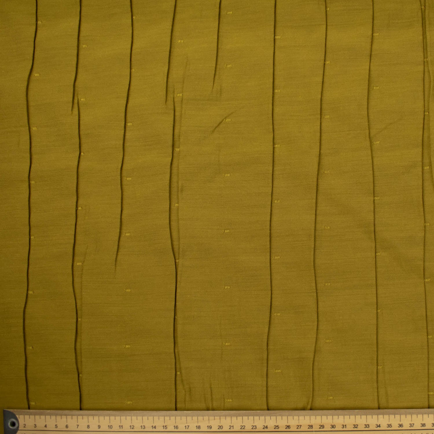 Pleated Stripe Cotton Look Curtaining/Upholstery Fabric