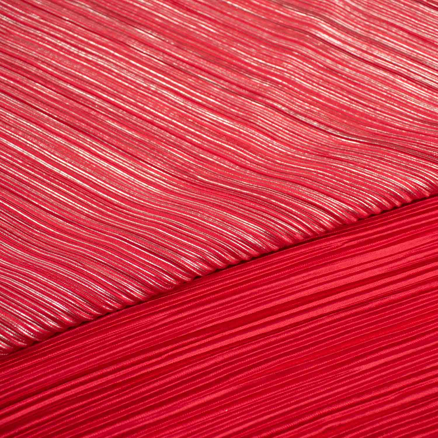 Pleated Glimmer Reversible Satin